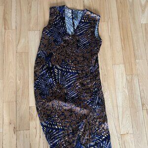 Zero+Maria Cornejo Patterned Silk Dress